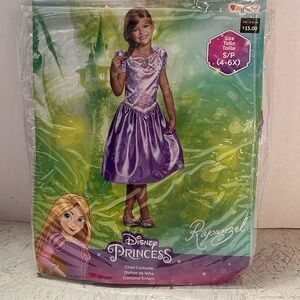 ⚡️Disney Princess Kids Rapunzel Halloween Costume Dress (4-6 Small ).
